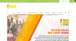 Desktop Screenshot of akucepatmembaca.com